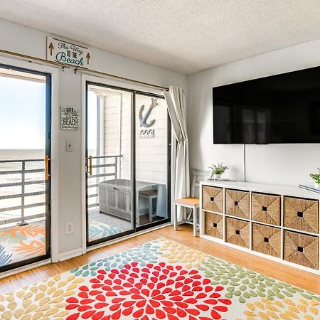 Cozy Beachfront Condo With Wifi, Views And Pool Access 默特尔比奇 外观 照片