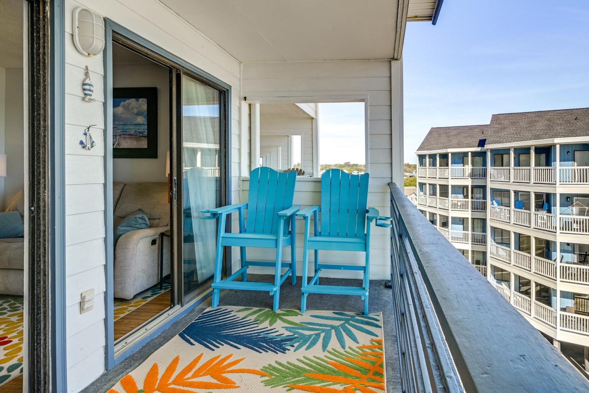 Cozy Beachfront Condo With Wifi, Views And Pool Access 默特尔比奇 外观 照片